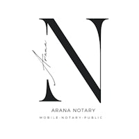 arana notary mobile notary public logo